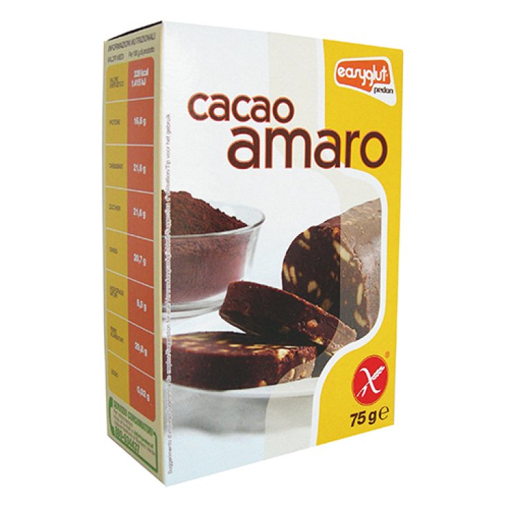 Easyglut Cacao Amaro Senza Glutine 75g