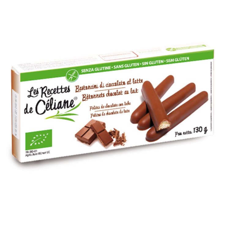 Les Recettes De Celiane Bastoncini Ricoperti Di Cioccolato Biologico 130g