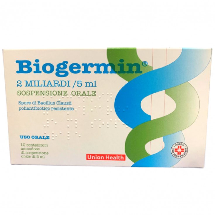 Biogermin® 2miliardi/5ml Sospensione Orale Union Health 20 Flaconcini 
