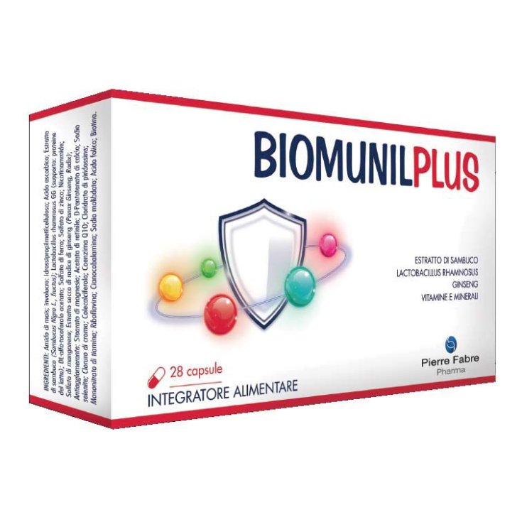 Pierre Fabre Pharma Biomunil Plus Integratore Alimentare 28 Capsule