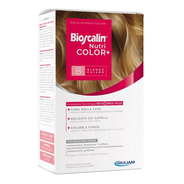 Bioscalin® NutriColor+ 8 Biondo Chiaro Giuliani 1 Kit