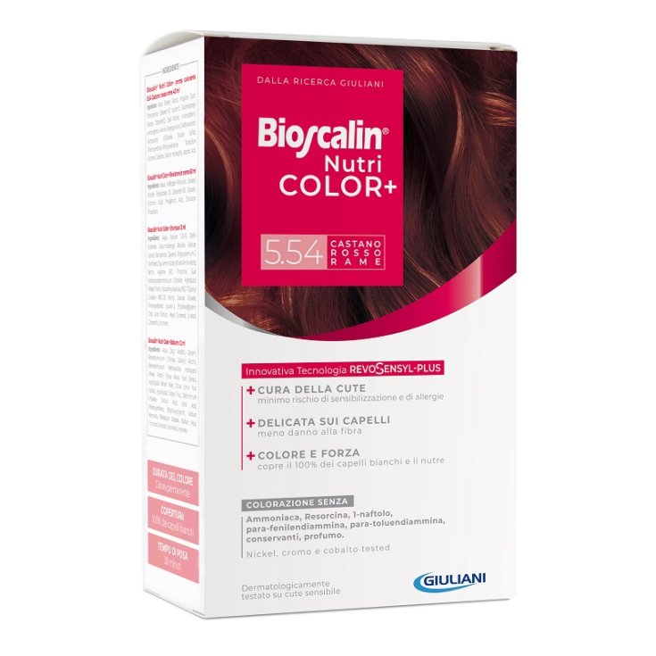 Bioscalin® NutriColor+ 5.54 Castano Rosso Rame Giuliani 1 Kit