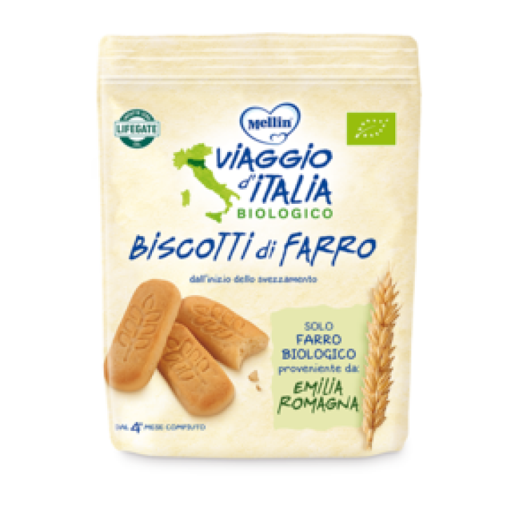 Viaggio D'Italia Mellin Pastina di Grano Duro Cappelli e Paperelle Bio 320g  - Alimentazione per Bambini