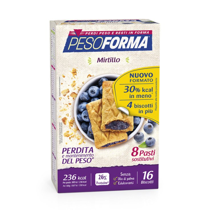 Biscotti Mirtillo Pesoforma 16 Pezzi