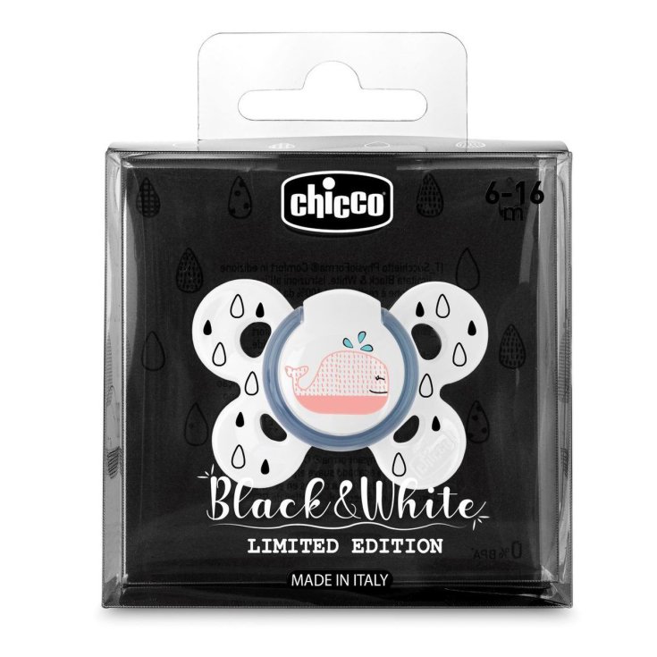 Black&White PhysioForma Comfort Silicone CHICCO 0-6M