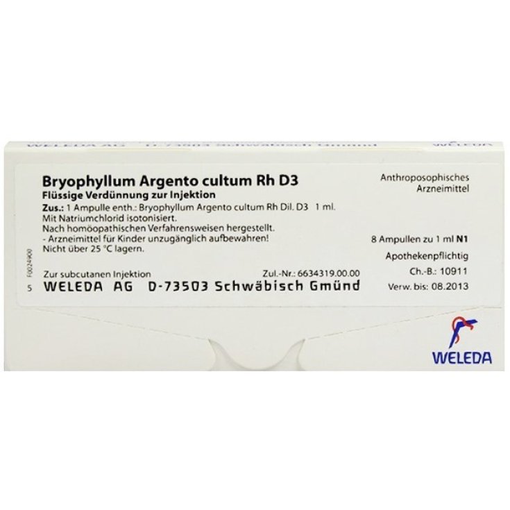 Bryophyllum Argento Rh D3 Weleda 8 Fiale Da 1ml