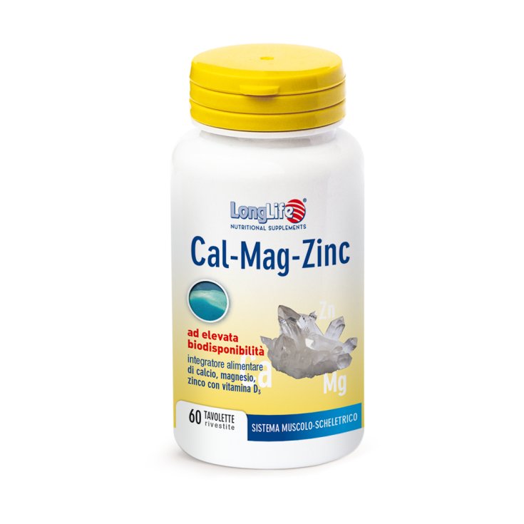 Cal-Mag-Zinc LongLife 60 Tavolette Rivestite