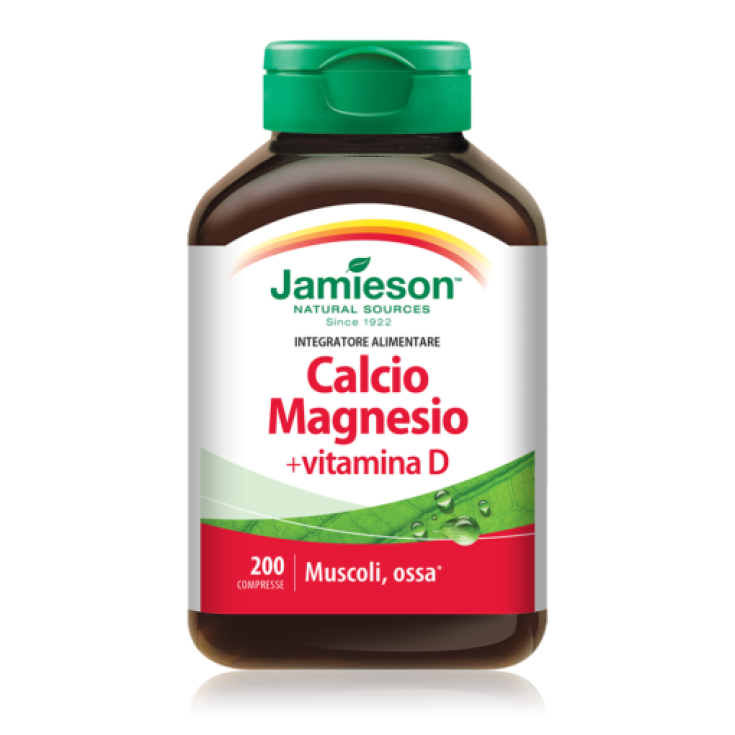 Calcio Magnesio Vitamina D Jamieson 200 Compresse