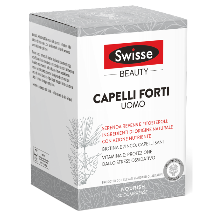 Capelli Forti Uomo Swisse Beauty 30 Compresse