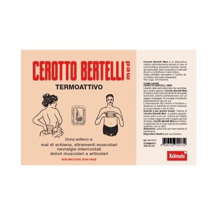 Cerotto Bertelli MED Termoattivo Kelemata 24x16cm