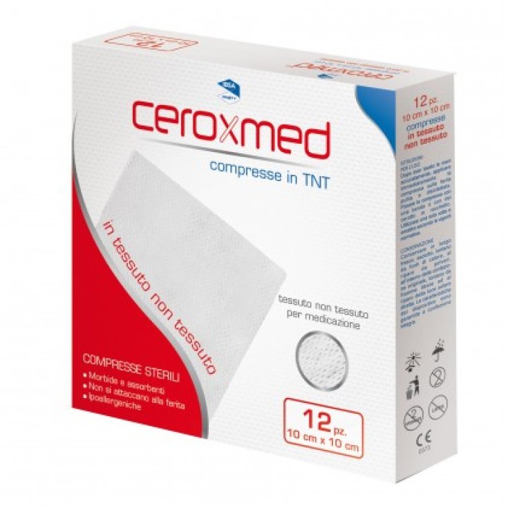 Ceroxmed Compresse In TNT IBSA 12 Compesse 10x10cm