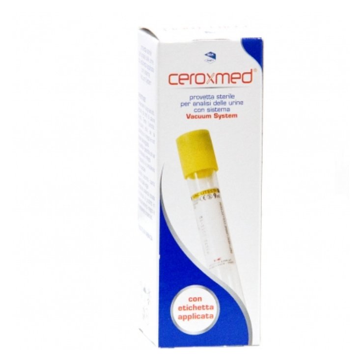 Ceroxmed Provetta Sterile Per Analisi Urine Vacuum System IBSA 9ml