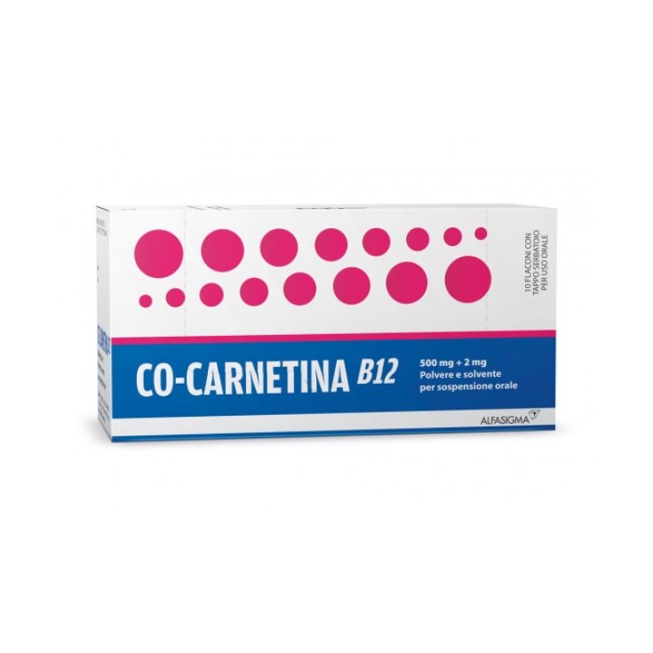 Co-Carnetina B12 Sospensione Orale Alfasigma 10 Flaconcini