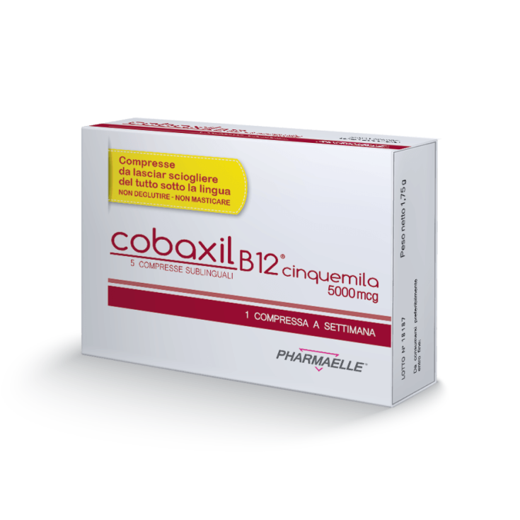 Cobaxil B12 Cinquemila 5000mcg PharmaElle 5 Compresse Sublinguali