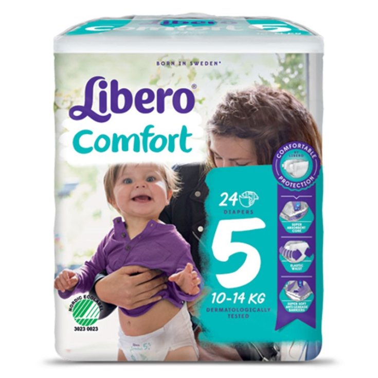 Comfort Libero® 24 Pannolini Taglia 5 Per Bambini 10-14kg