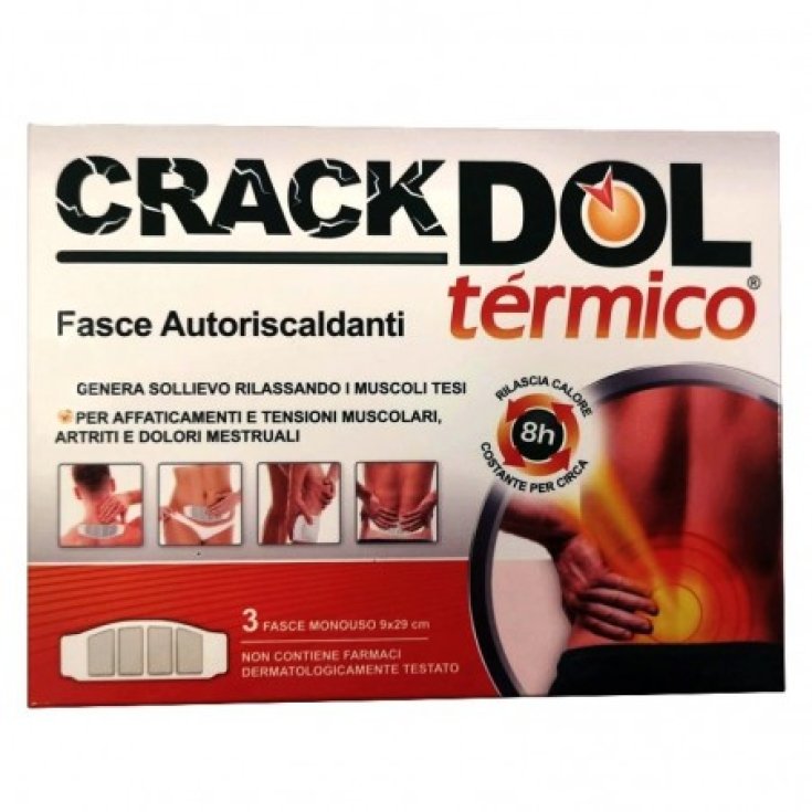 CrackDOL® Termico ShedirPharma® 6 Fasce Autoriscaldanti