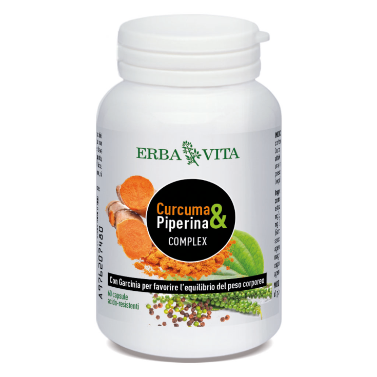 Curcuma & Piperita Complex Erba Vita 60 Capsule