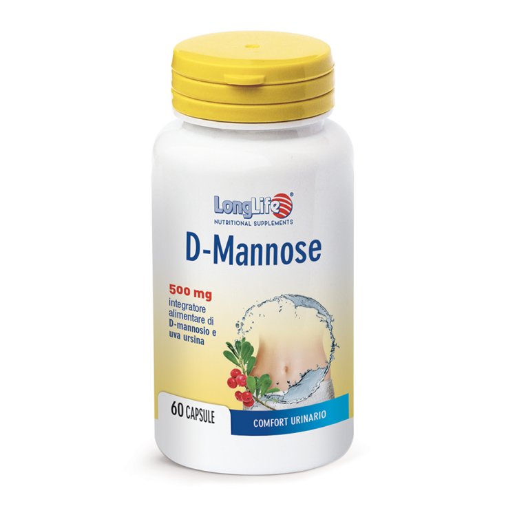 D-Mannose 500mg LongLife 60 Capsule