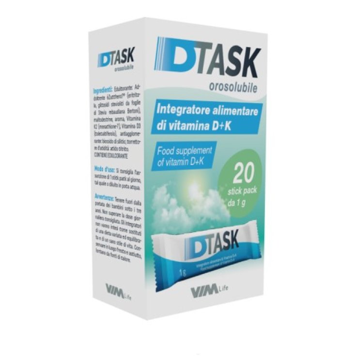 D-Task Orosolubile VimLife 20 StickPack