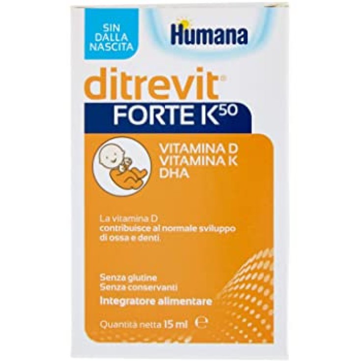 Ditrevit Forte K50 Humana Gocce 15ml