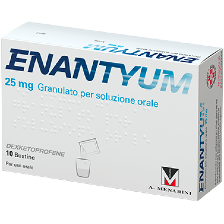 Enantyum 25mg Granulato Per Soluzione Orale Menarini 10 Bustine