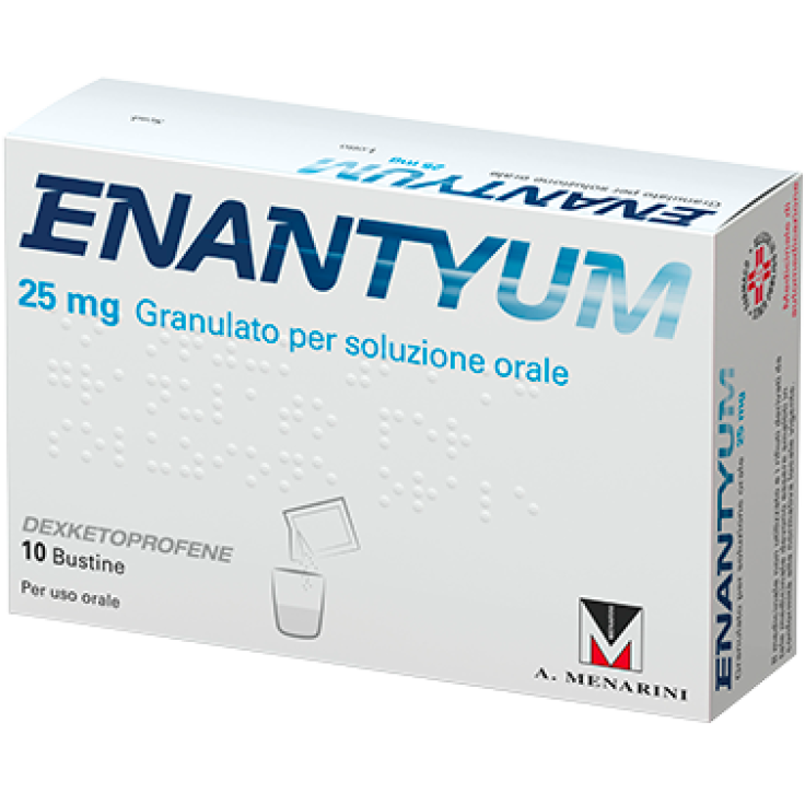 Enantyum 25mg Granulato Per Soluzione Orale Menarini 10 Bustine