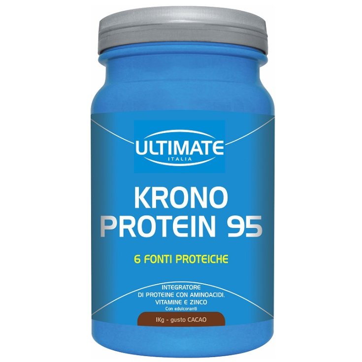Ultimate Krono Protein 95 Integratore Alimentare Gusto Crema Vaniglia 1kg