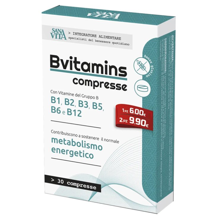 Sanavita B-vitamins 30cpr