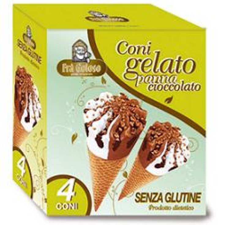 Coni Gelato Panna/Cioccolato Fra Goloso 4x75g