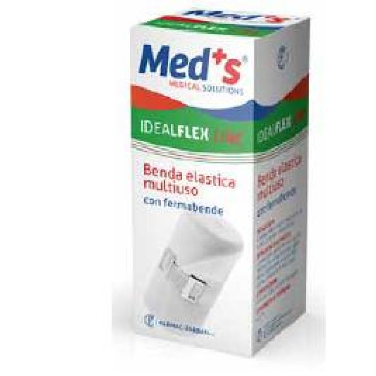 Med's IdealFlex Benda Elastica Multiuso Cotone E Nylon 12x450