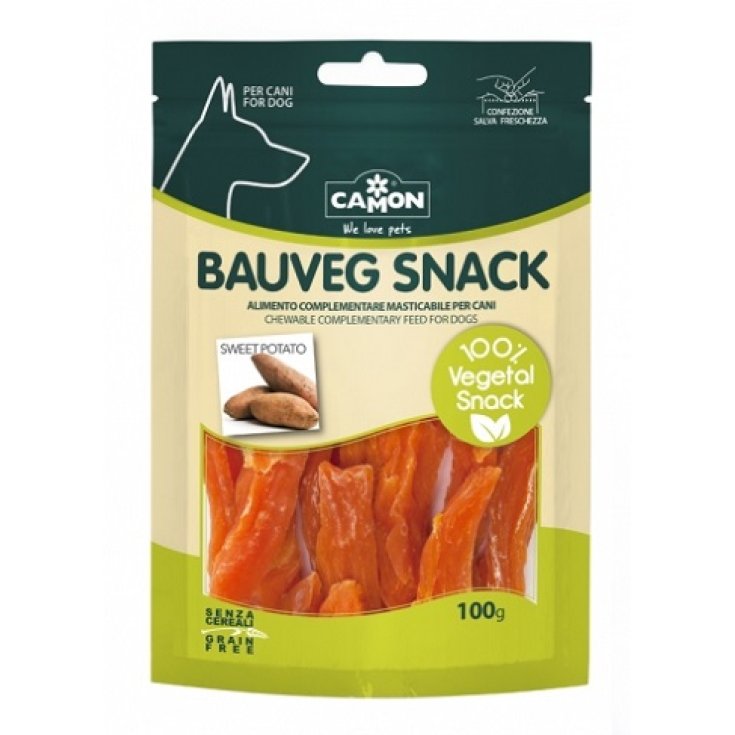 Bauveg Snack Vegetali Senza Cereali - 100GR - Patata Dolce