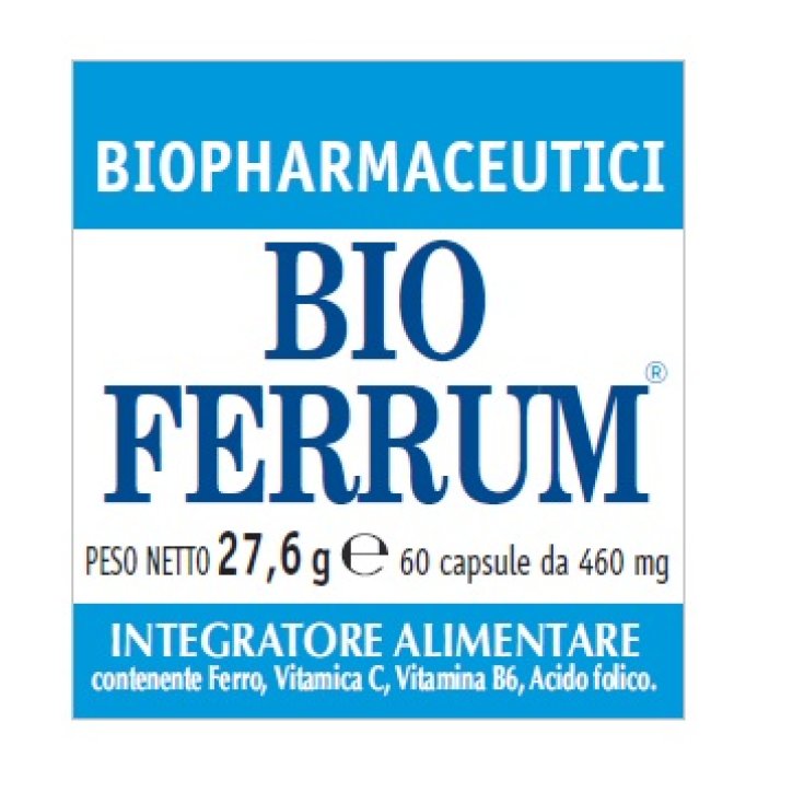 BioPharmaceutici Bio Ferrum Integratore Alimentare 60 Capsule