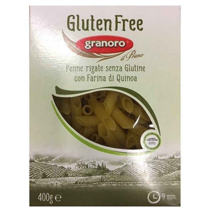 Granoro Gluten Free Pasta Con Farina Di Quinoa Sena Glutine Pennette Rigate 400g