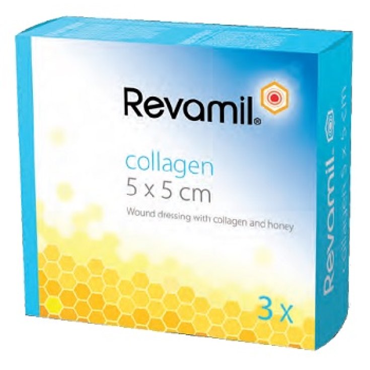 Revamil Collagen 5x5cm 3 Medicazioni 