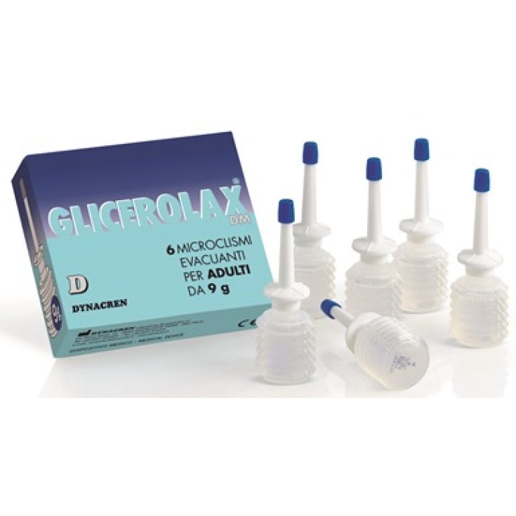 Dinacren Glicerolax Adulti Microclismi 6 Pezzi x 9g
