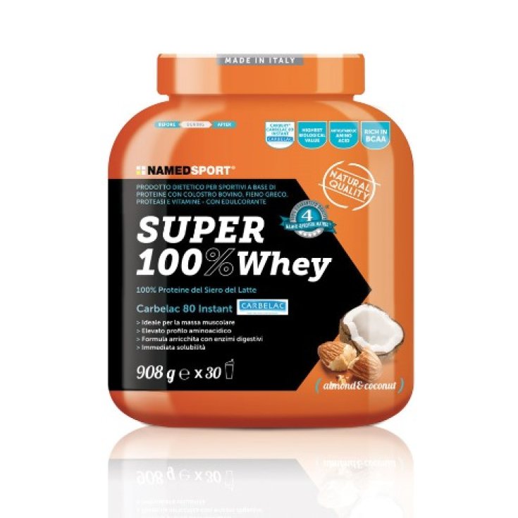Super 100% Whey Coc Almond908g