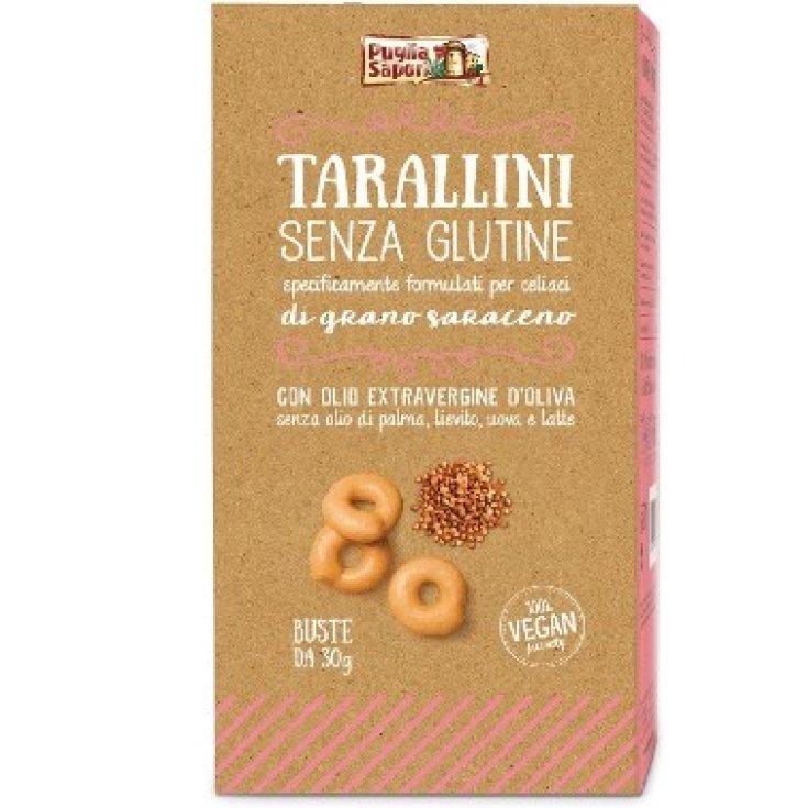 Puglia Sapori Tarallini Grano Saraceno Senza Glutine 6x30g