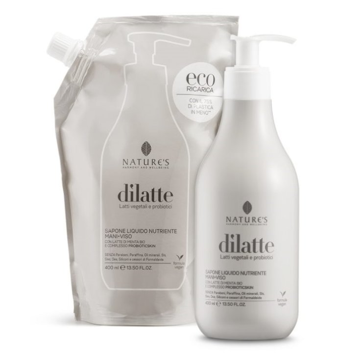 Sapone Liquido Nutriente Dilatte + Eco-Ricarica 400ml