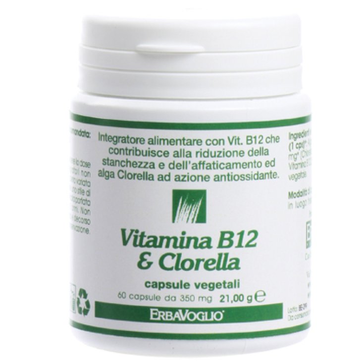 Vitamina B12 & Clorella 60 Capsule