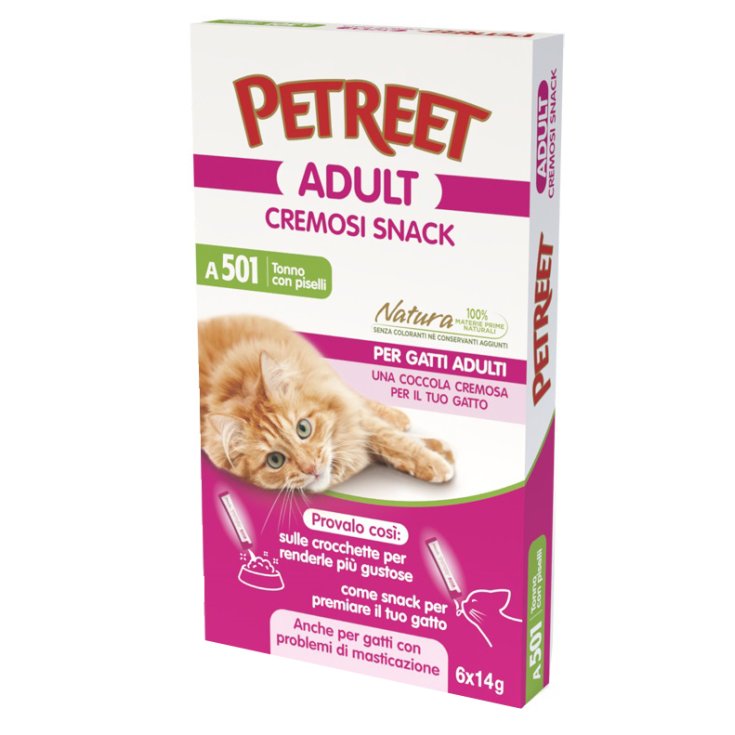 Natura Cremosi Snack Tonno con Piselli - 6 Snack da 14GR