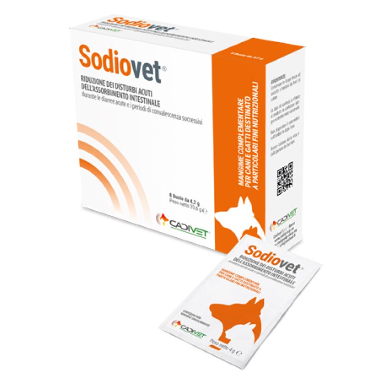 Cadivet Sodiovet® Complemento Alimentare Per Animali 8 Bustine