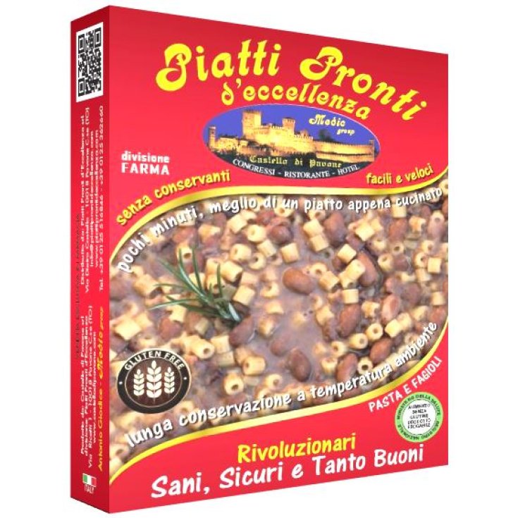 Piatti Pronti D'Eccellenza Pasta E Fagioli Castello Di Pavone 115g