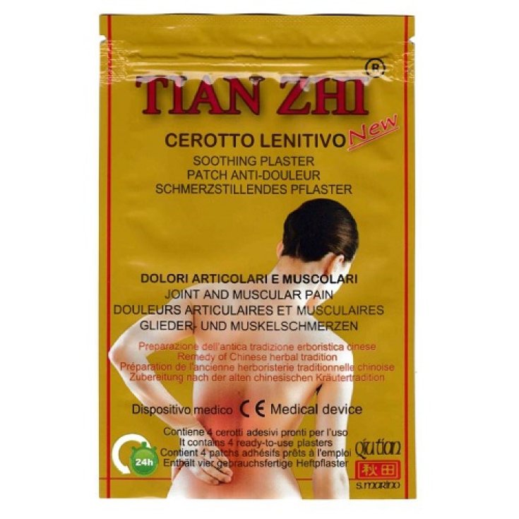 Qiu Tian Tian Zhi® Cerotto Lenitivo Dolori Articolari E Muscolari 4 Pezzi