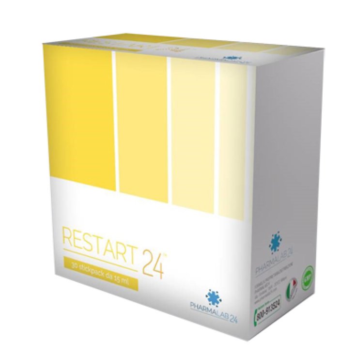 PharmaLab24 Restart24 Integratore Alimentare 30 Stickpack  Da 15ml