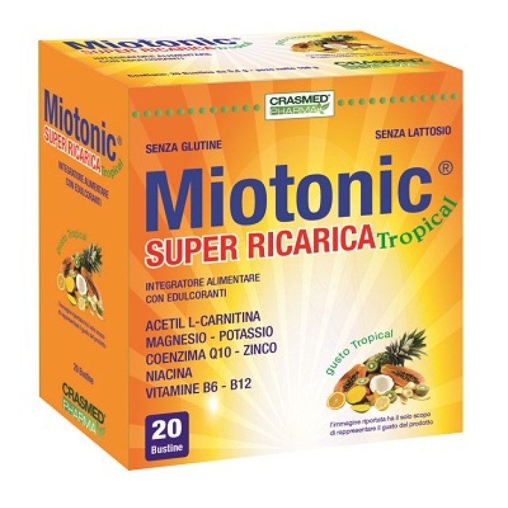 Miotonic Super Ricarica Tropical Integratore Alimentare 20 Bustine