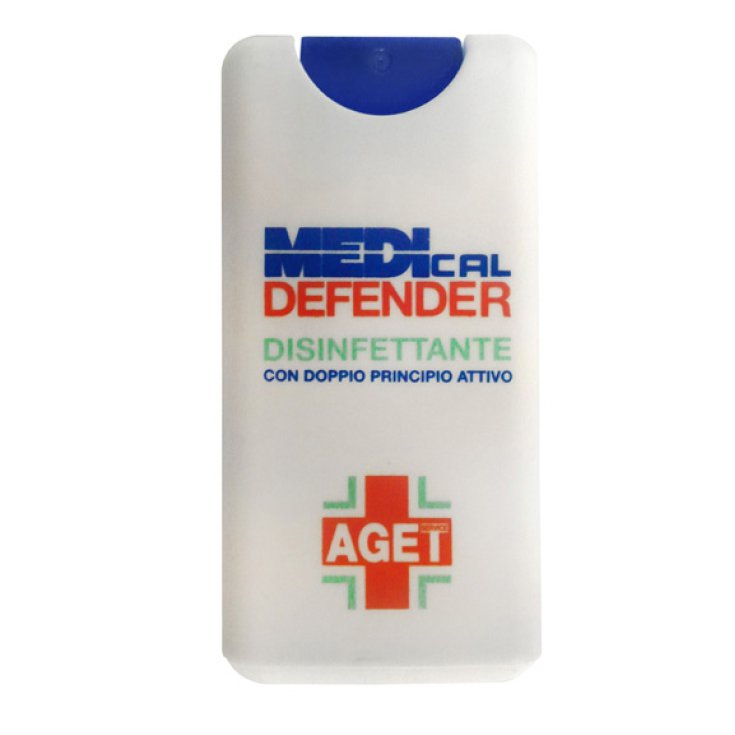 Aget MEDIcal Defender Disinfettante Con Doppio Principio Attivo Spray 15ml