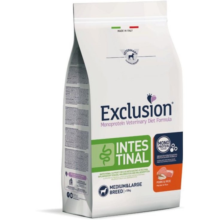 Diet Intestinal Medium/Large Breed Maiale e Riso - 12KG