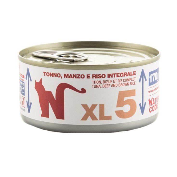 XL 5 con Tonno, Manzo e Riso Integrale - 170GR