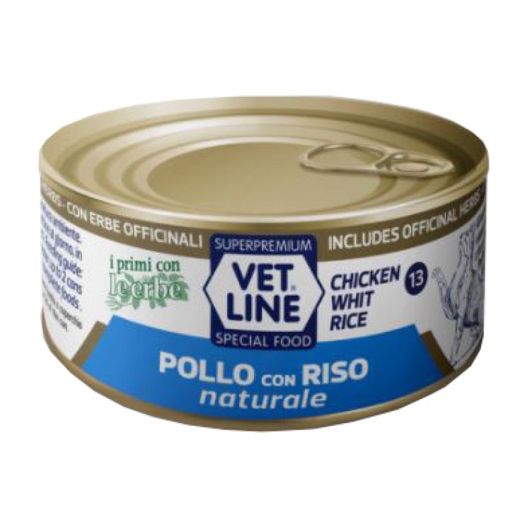 VET LINE GATTO POLLO+RISO 70G