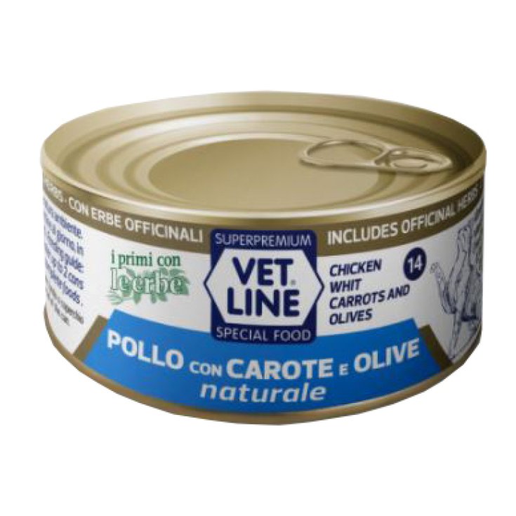 VET LINE GATTO POLLO+CAROT 70G